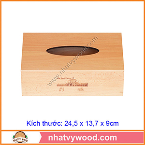 Wood tissue box KG09