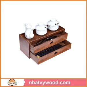 Wooden Utensil Holder NV5322