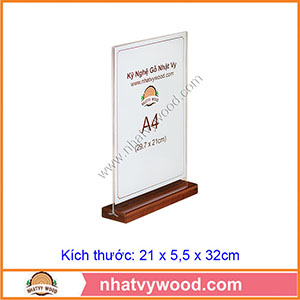 Menu holder for table A4-NV4102